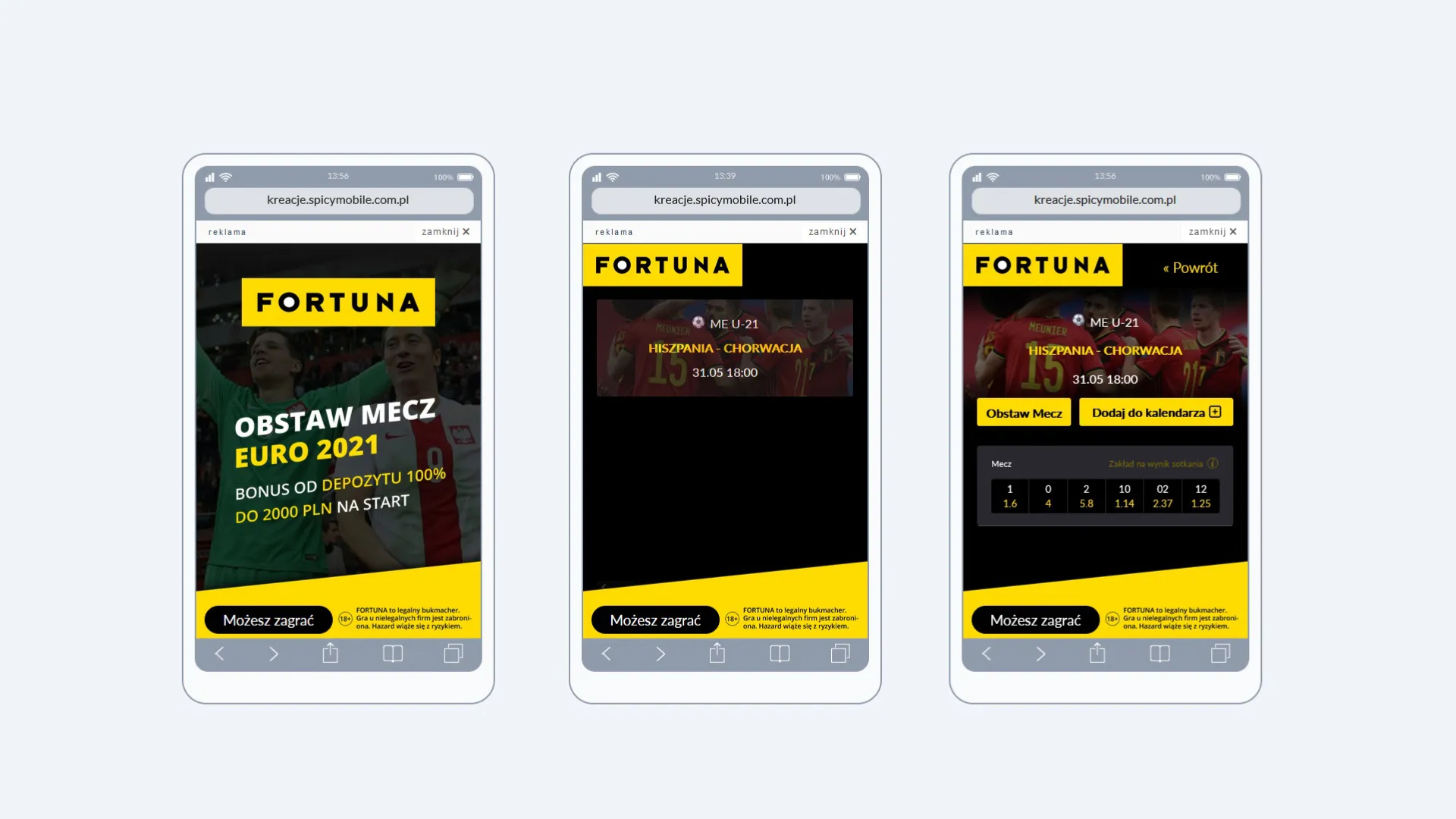 Spicy Mobile z Fortuną na Euro